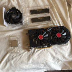 Xfx Radeon Ex 580 Gts 8gb,vengeance Lpx 2x8gb, Ryzen 5 2600