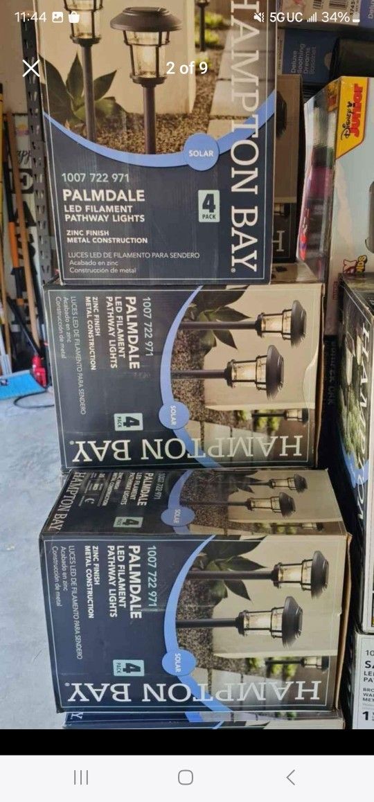 SOLAR LIGHTS NEW $25 A BOX