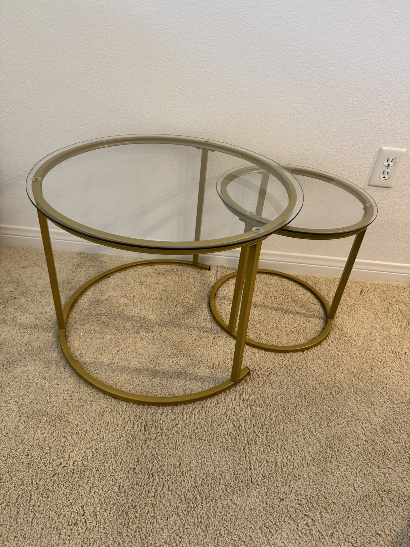 (aboxoo) Coffe table set of 2