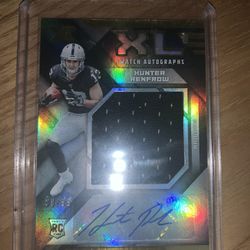 Hunter Renfrow Xl Swatch Auto Card /99