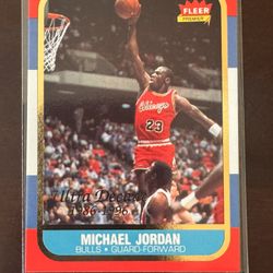 1996 Fleer Ultra Decade of Excellence Michael Jordan #U4 Chicago Bulls 