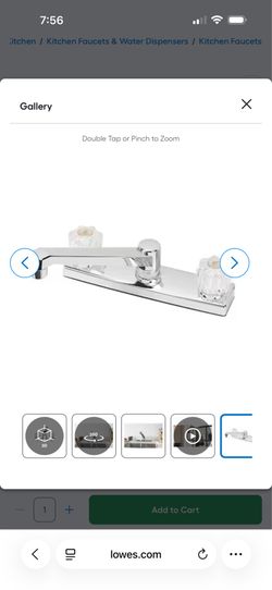 2 Handle kitchen faucet