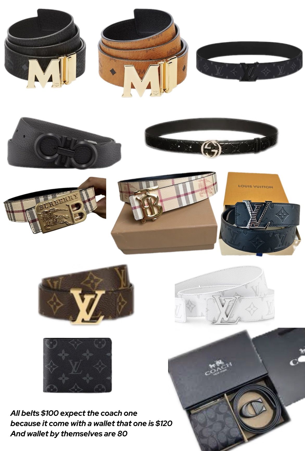 Popular Belts And Wallets 