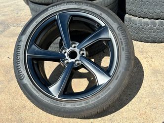 (ONE) OEM Tesla Model Y Juniper Crossflow wheel tire Continental 255/45R19 75%