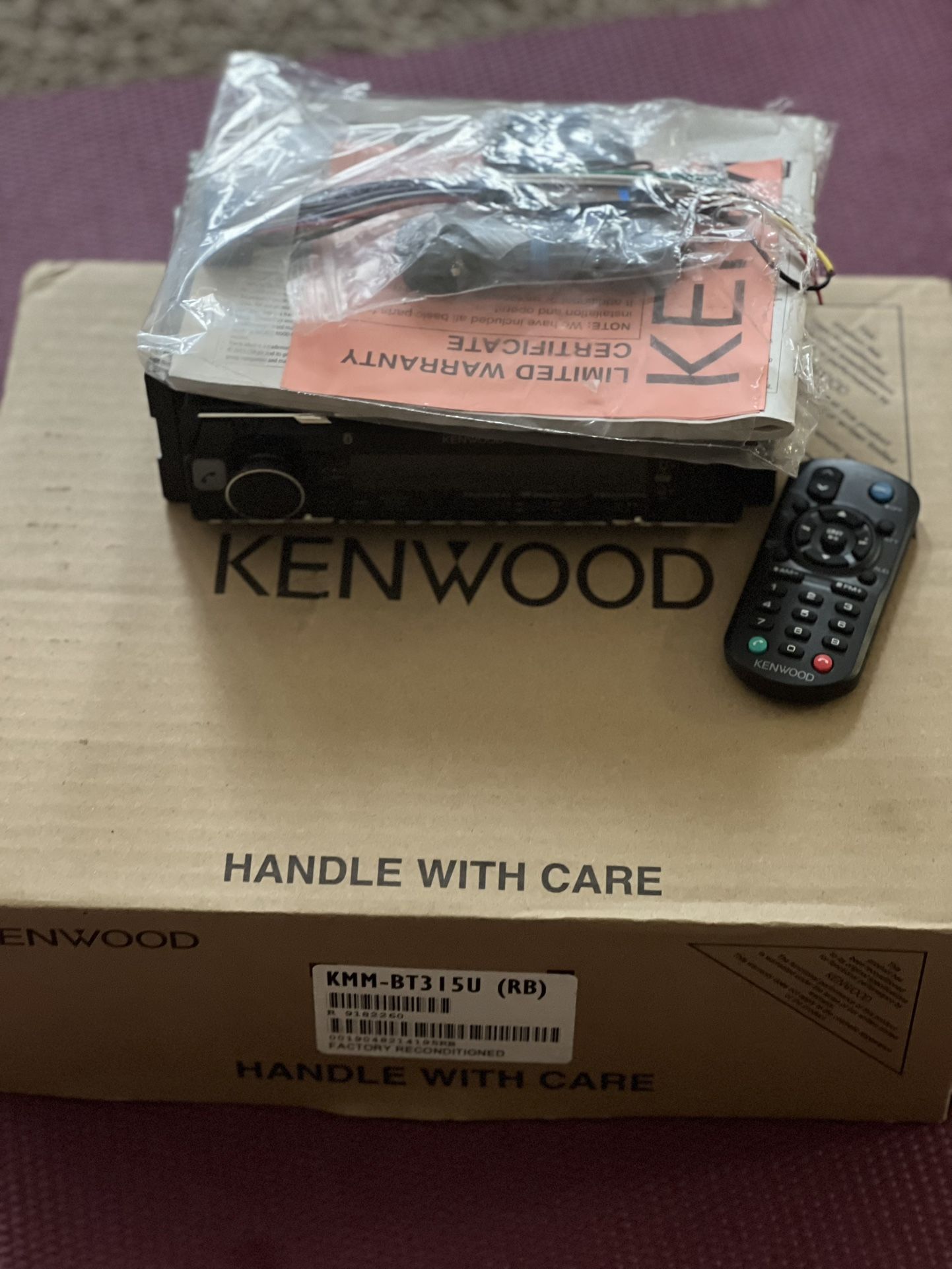 Kenwood Car Radio 