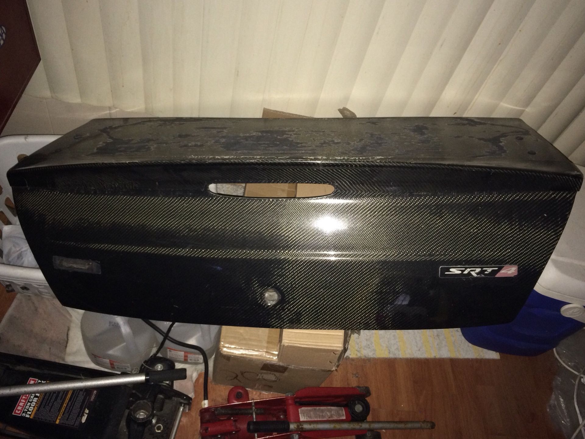 Srt4 neon carbon trunk PVO duckbill spoiler wing srt-4