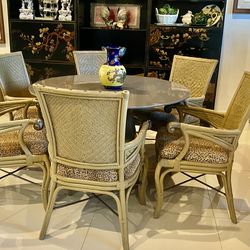 6 sturdy dining armchairs