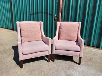 Blushing Rose Accent Chairs