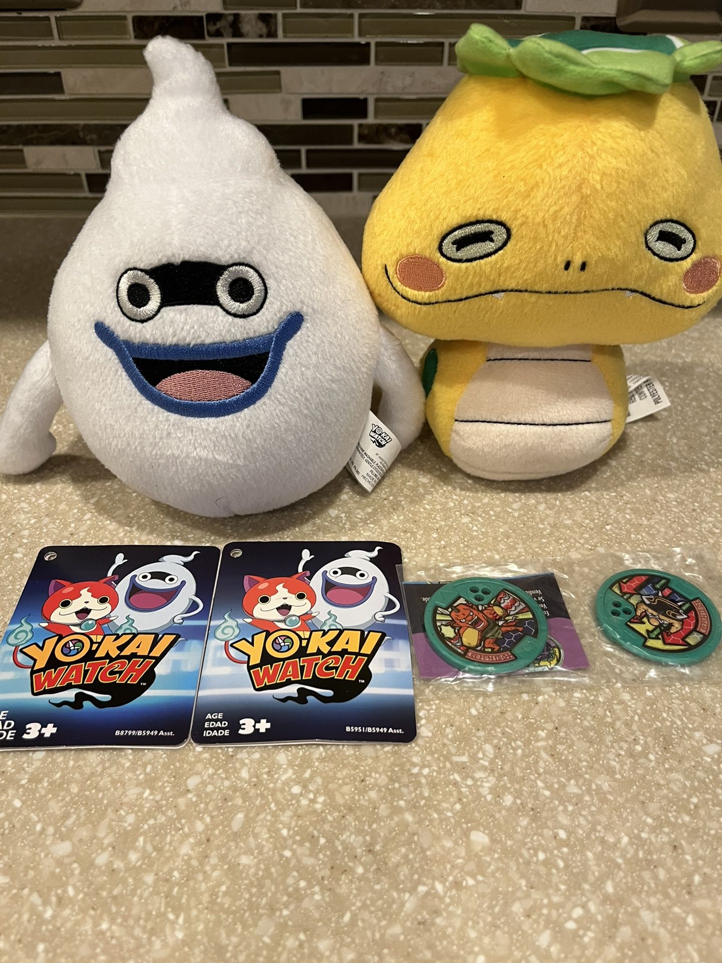 YO KAI WATCH  Plushies and Coins