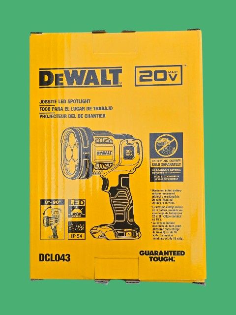 Dewalt 20v LED Spotlight (Tool-Only)