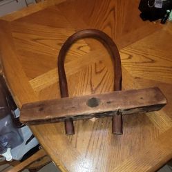 Primitive Wooden Yoke 