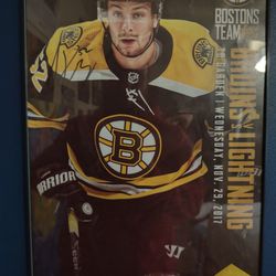 Sean Kuraly Autographed Poster
