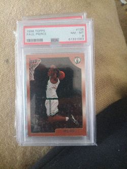 Paul Pierce rookie card psa 8