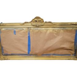 European/Victorian Wood Carved Mirror