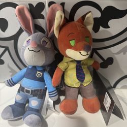 Disney NuiMOs Zootopia Judy Hopps And Nick Wilde Set