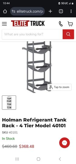 work van _ rack for a_c tanks