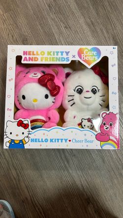 Hello Kitty x Care Bears Plush 2 Pack