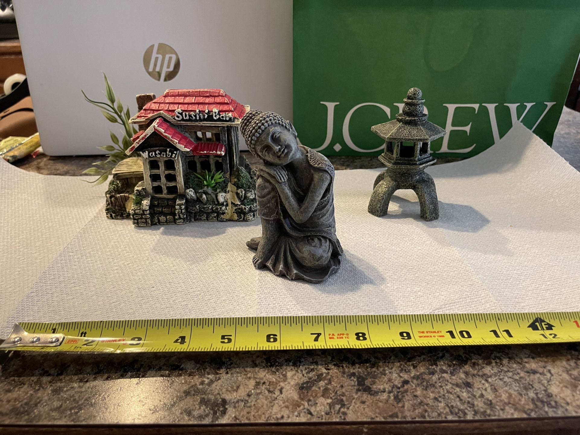 Fish Tank Decoration (Red Roof House And More)