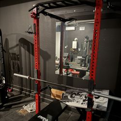 PRX Folding Squat Rack/bench 