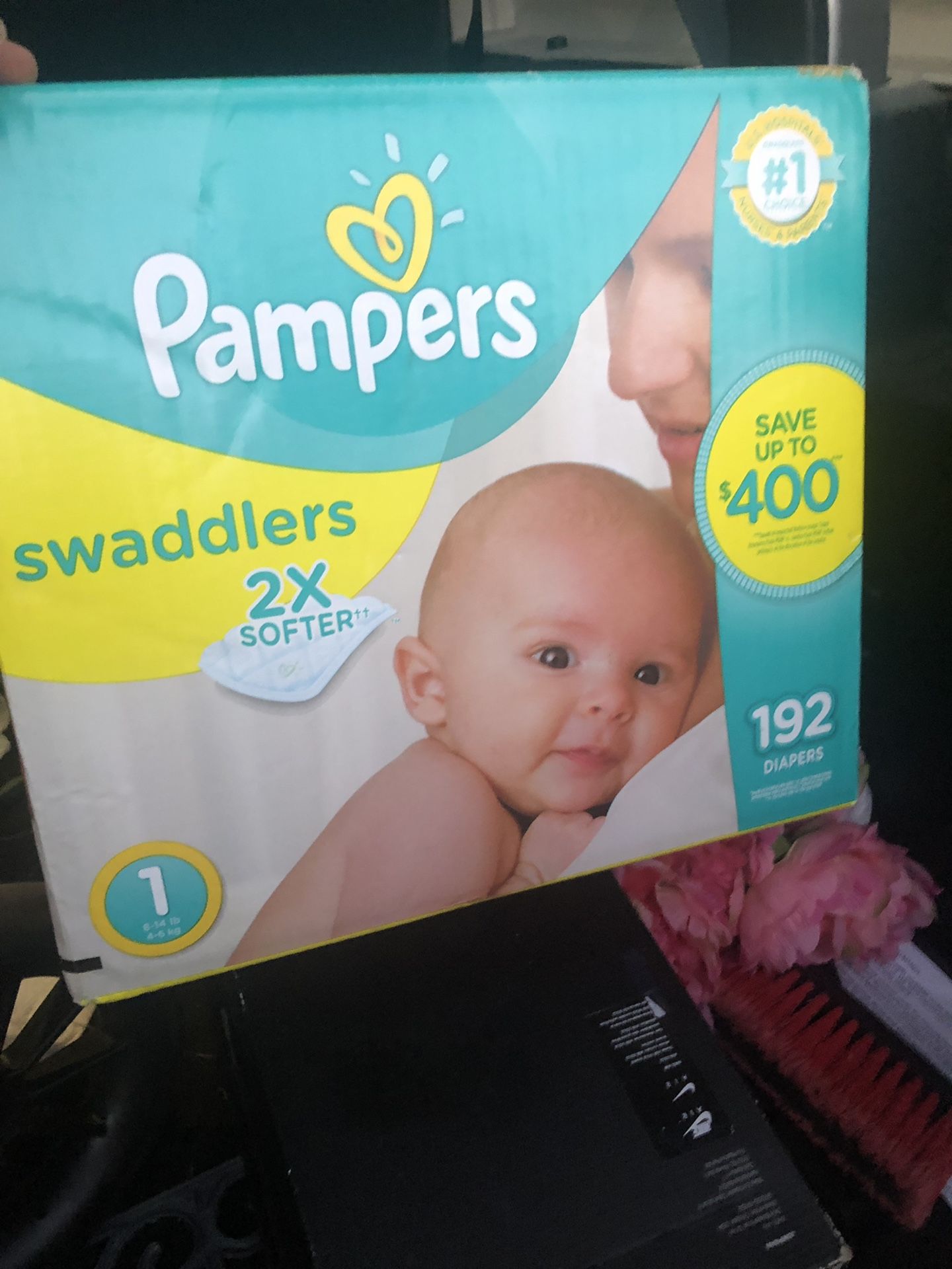 Brand new size 1 pampers diapers