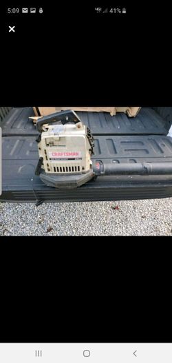 Broken leafblower