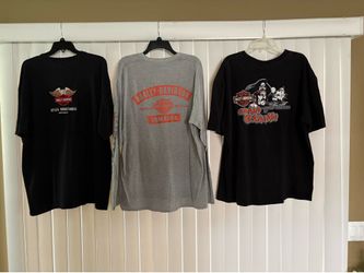 XXL Harley Davidson Tshirts