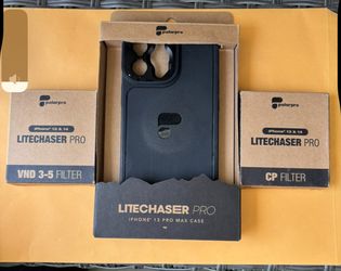 PolarPro Litechaser iPhone 13 Pro Max Kit Case And Cp & VND 3-5 Filters
