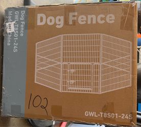 NEW & Unopened 24” Metal Dog Playpen – 8 Panel – Black