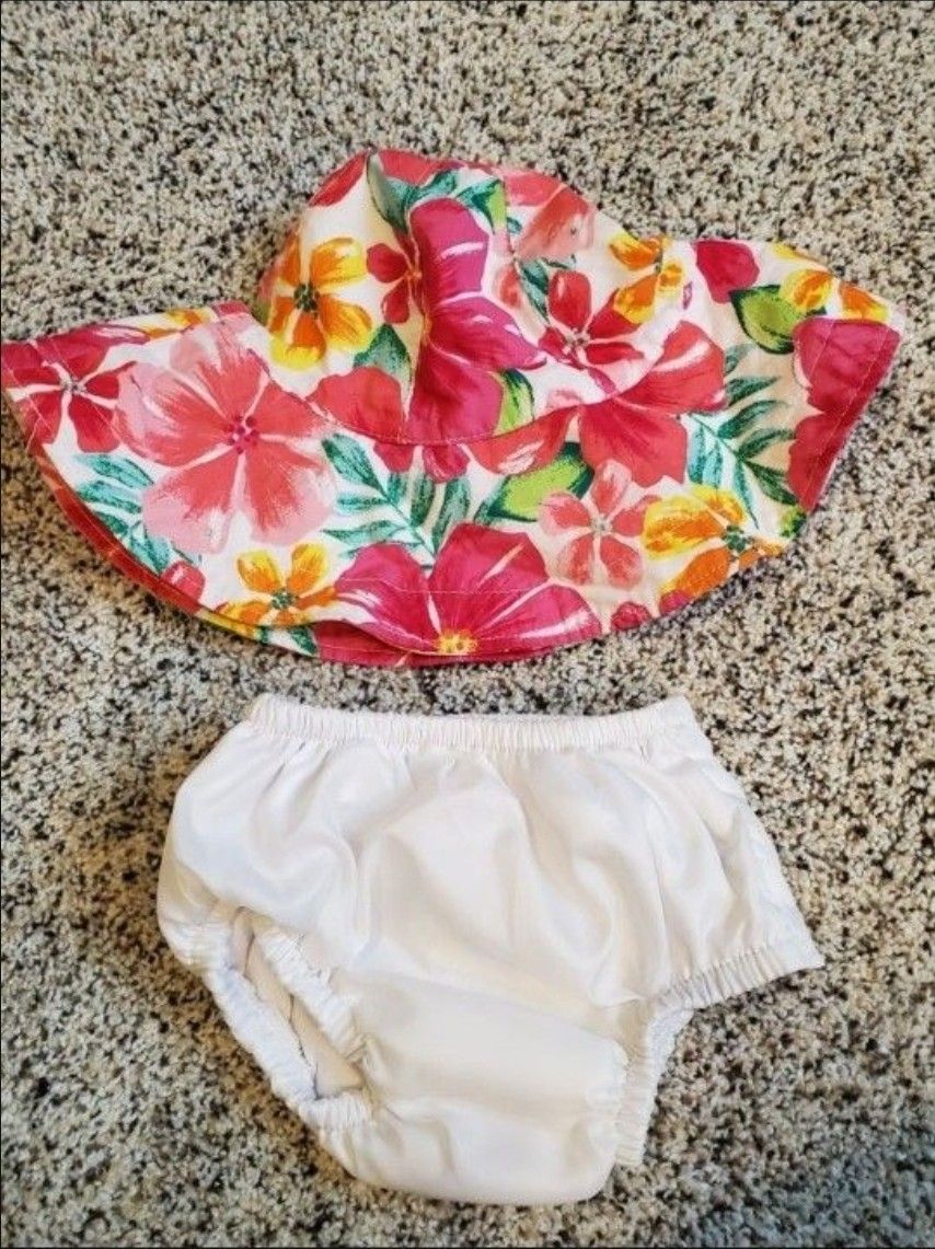 Reusable Swim Diaper + Sun Hat