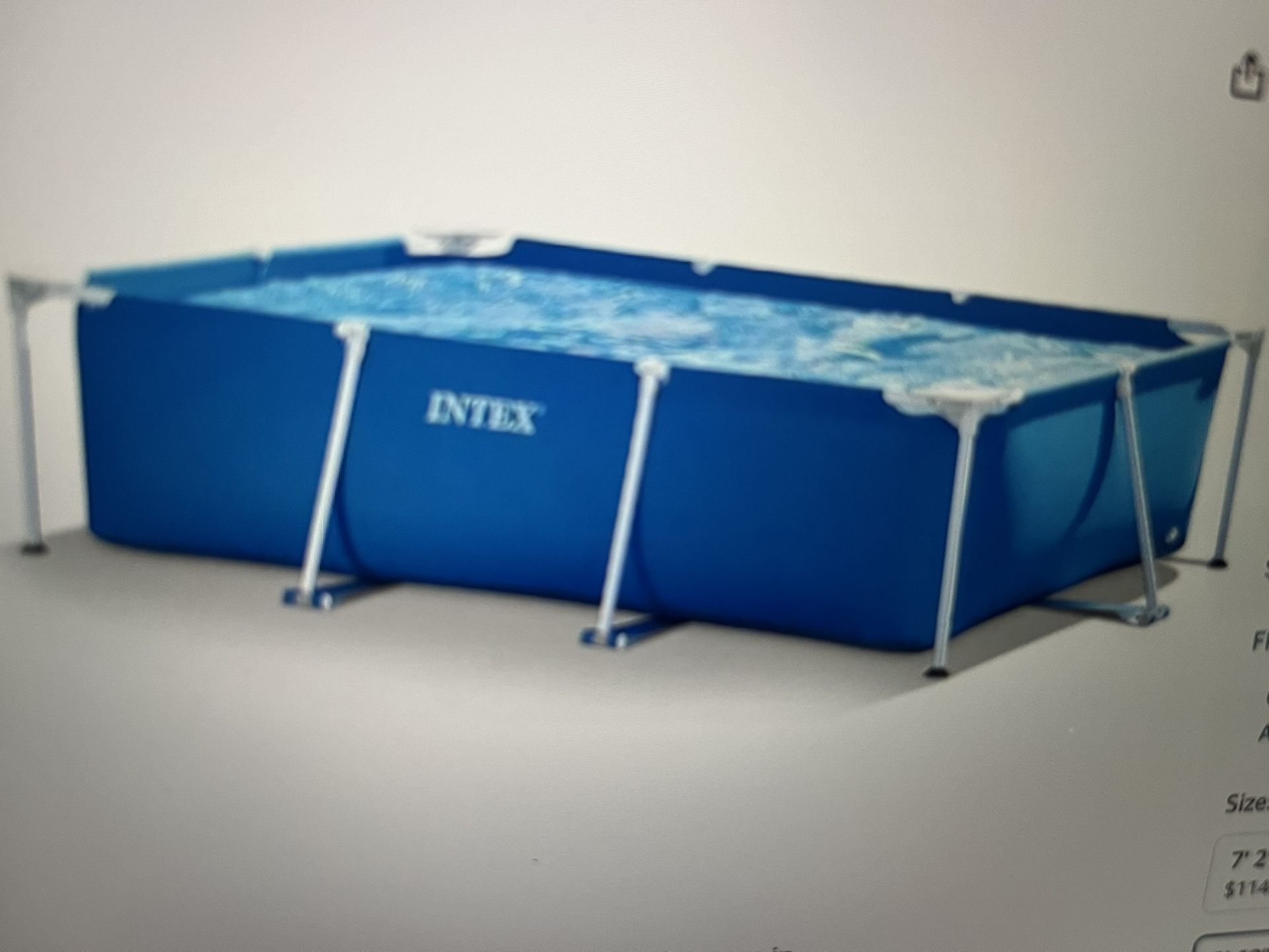 Intex Above Ground Swimming Pool With Filter