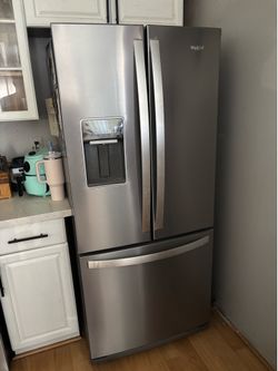 Whirlpool Stainless French Door Fridge 20cu ft Ice/Water