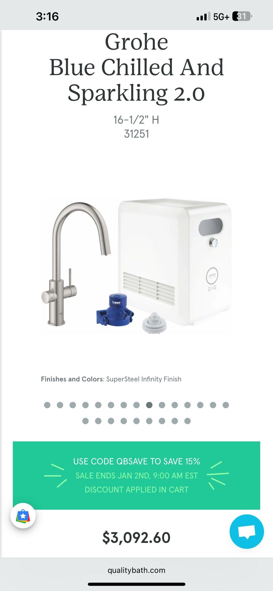 Grophe Blue Chilled Sparkling 2.0