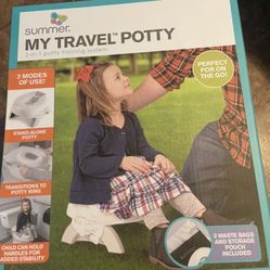  My Travel Potty from Summer is the perfect on-the-go solution.