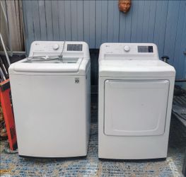 LG washer and washer