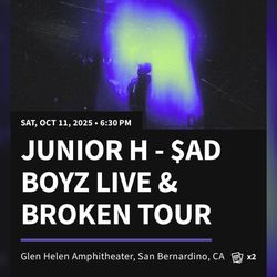 Junior h Glen Helen Concert