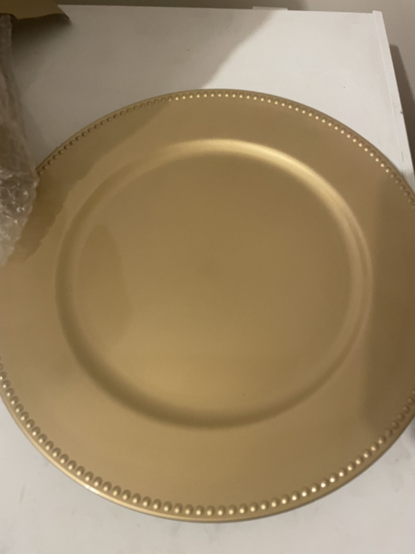 32 Piece Gold charger plates