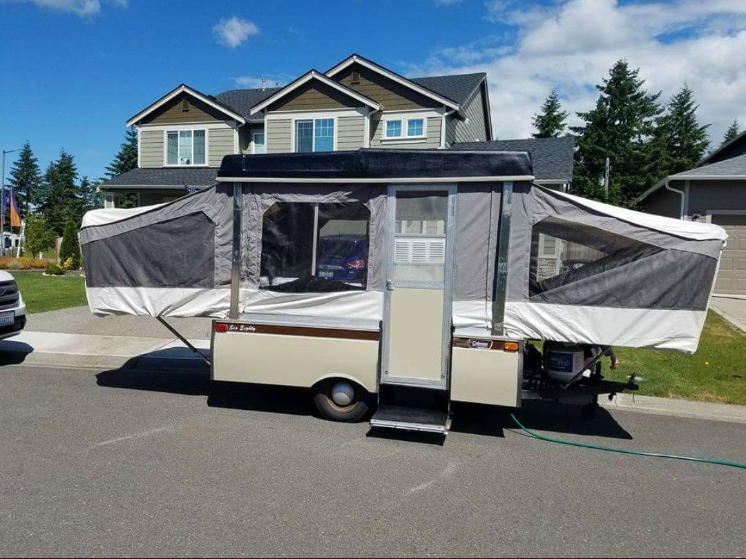 Coleman popup camper top