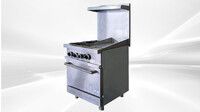 NSF 24 ins 2 top burner12 ins griddle Range oven TC-R24-12MG