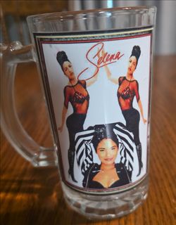Selena Quintanilla Glass Beer Mug