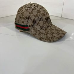 Palace x Gucci GG-P Canvas Baseball Hat Beige