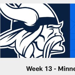 Seahawks vs Vikings, 2 Tickets ($250 Per, $500 Pair)