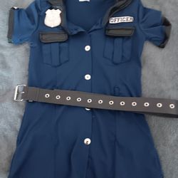 Officer Girls Custome 