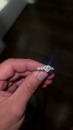 CZ Heart Ring