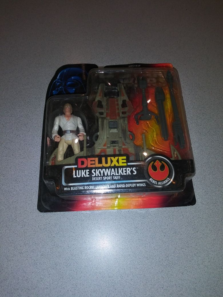 DELUXE LUKE SKYWALKER'S DESERT SPORT SKIFF NEW FACTORY SEALED