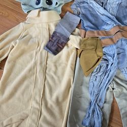 Sibling Star Wars Costume Grogu Rey Jedi 