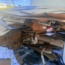 Cardboard Pick Up Today FREE