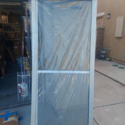 White screen door 32 X 80