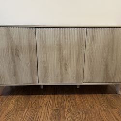 Wooden Cabinet, Beige