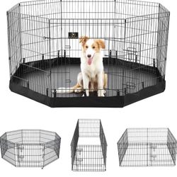 8 panel dog playpen (Never used)