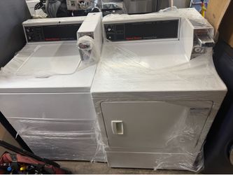 Speedqueen heavy duty commercial washer and dryer with keys